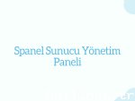 Spanel Sunucu Yönetim Paneli