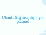 Ubuntu ve Linuxlarda Sağ Click sorunu çözümü