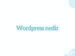 Wordpress nedir