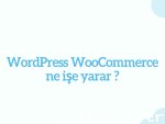WordPress WooCommerce ne işe yarar ?